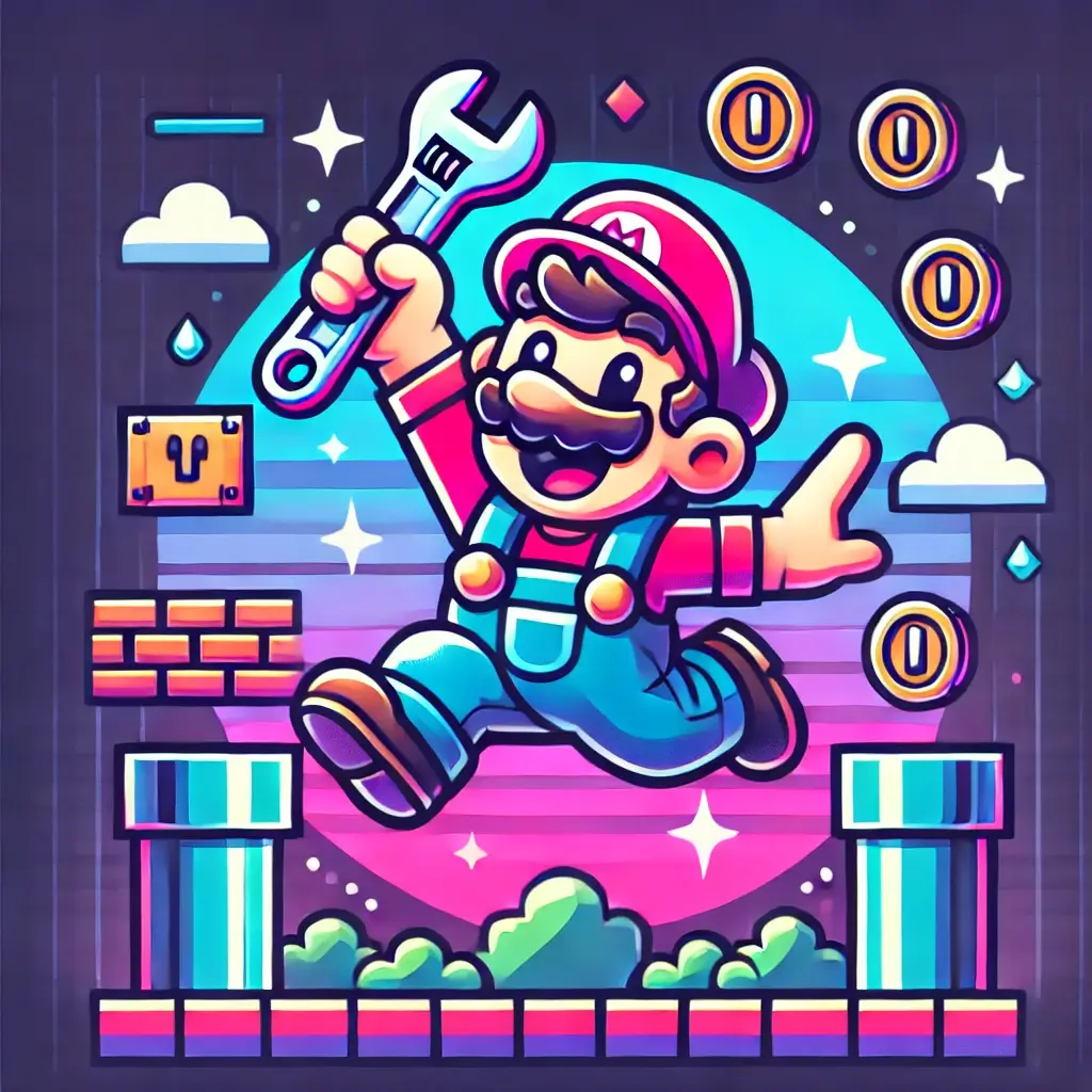 Super Mario stílusú grafika – RetroPlay játékkonzol játéklista