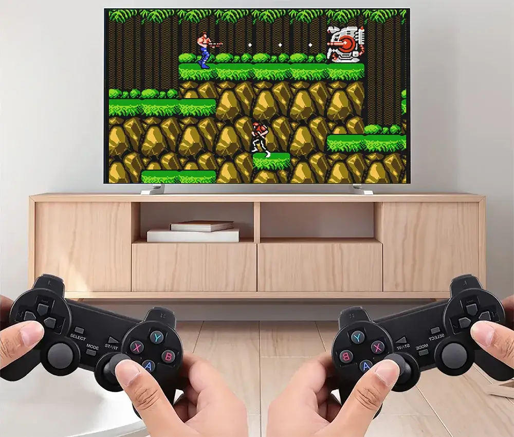 RetroPlay játékkonzol – két kontrollerrel és 20.000 előre telepített játékkal